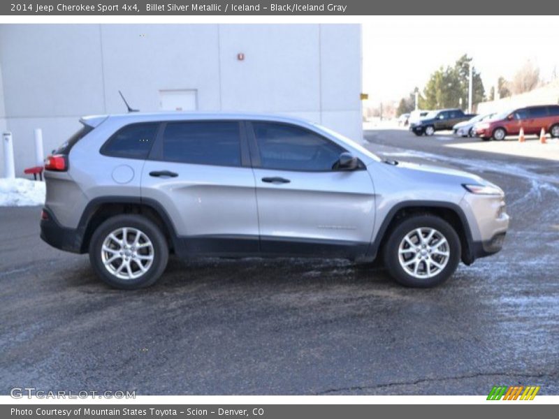 Billet Silver Metallic / Iceland - Black/Iceland Gray 2014 Jeep Cherokee Sport 4x4