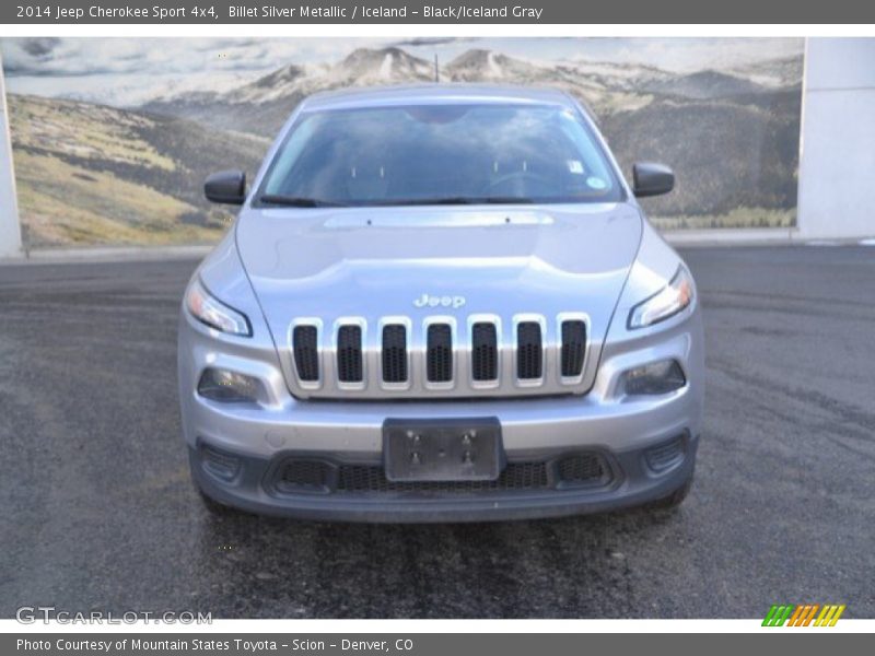 Billet Silver Metallic / Iceland - Black/Iceland Gray 2014 Jeep Cherokee Sport 4x4