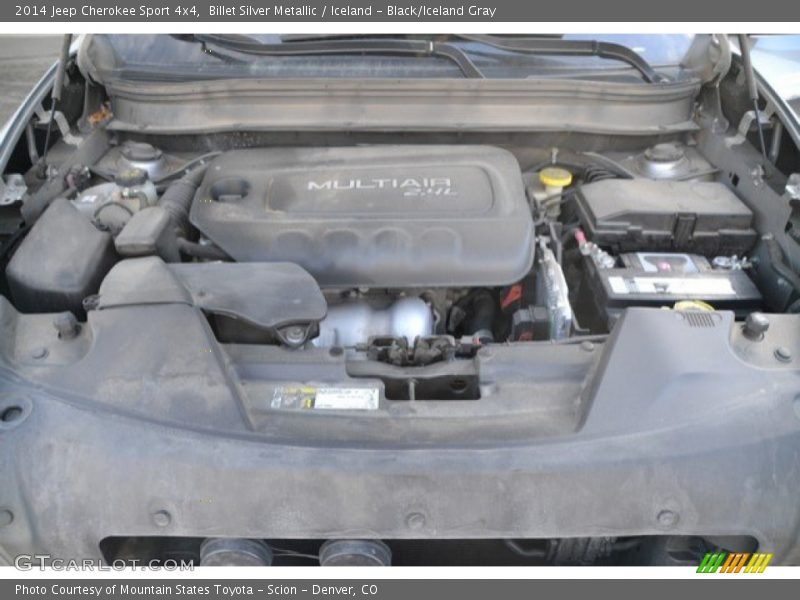 Billet Silver Metallic / Iceland - Black/Iceland Gray 2014 Jeep Cherokee Sport 4x4