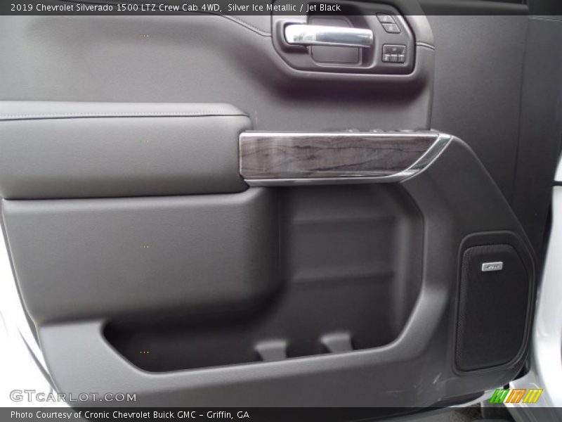 Silver Ice Metallic / Jet Black 2019 Chevrolet Silverado 1500 LTZ Crew Cab 4WD