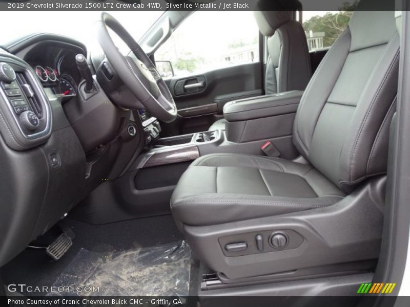 Silver Ice Metallic / Jet Black 2019 Chevrolet Silverado 1500 LTZ Crew Cab 4WD