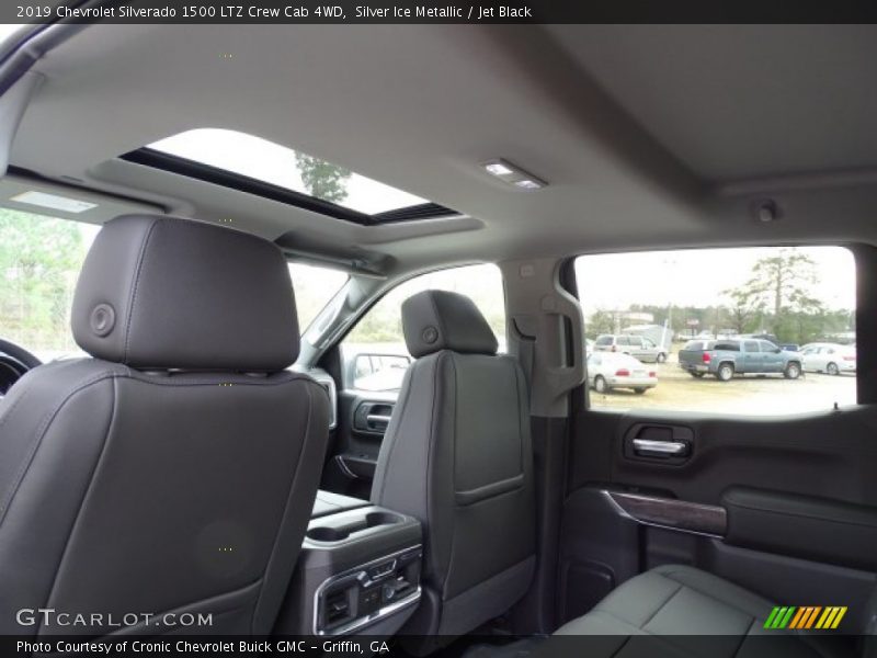 Silver Ice Metallic / Jet Black 2019 Chevrolet Silverado 1500 LTZ Crew Cab 4WD