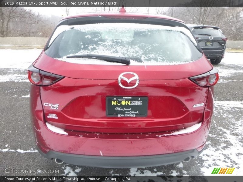 Soul Red Crystal Metallic / Black 2019 Mazda CX-5 Sport AWD