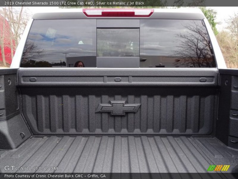Silver Ice Metallic / Jet Black 2019 Chevrolet Silverado 1500 LTZ Crew Cab 4WD