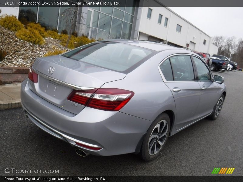 Lunar Silver Metallic / Black 2016 Honda Accord EX-L V6 Sedan