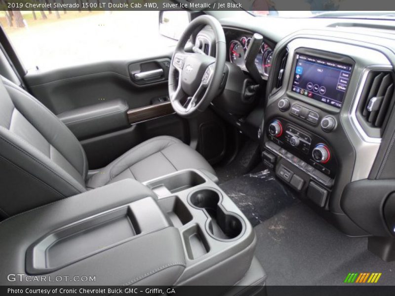 Silver Ice Metallic / Jet Black 2019 Chevrolet Silverado 1500 LT Double Cab 4WD