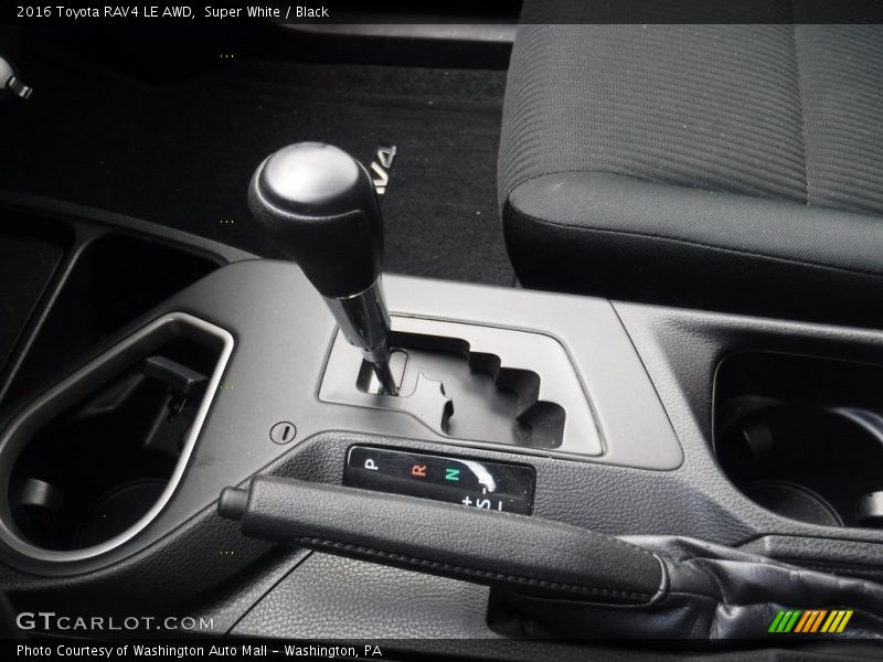 Super White / Black 2016 Toyota RAV4 LE AWD
