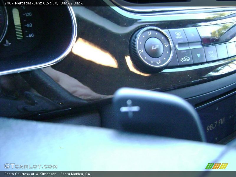 Black / Black 2007 Mercedes-Benz CLS 550