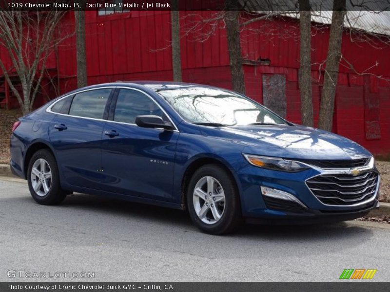 Pacific Blue Metallic / Jet Black 2019 Chevrolet Malibu LS