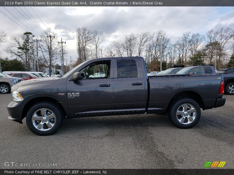 Granite Crystal Metallic / Black/Diesel Gray 2019 Ram 1500 Classic Express Quad Cab 4x4