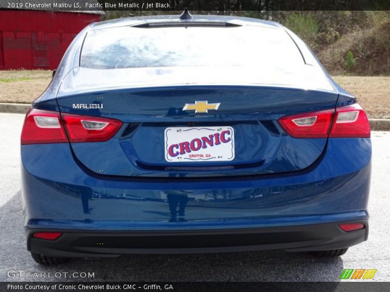 Pacific Blue Metallic / Jet Black 2019 Chevrolet Malibu LS