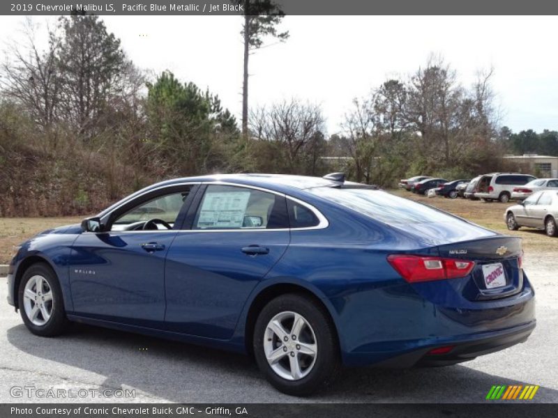 Pacific Blue Metallic / Jet Black 2019 Chevrolet Malibu LS