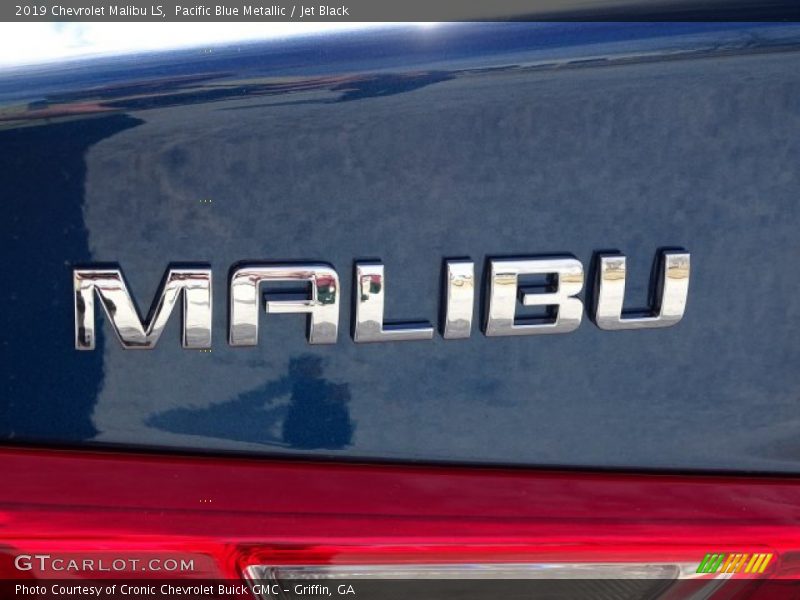 Pacific Blue Metallic / Jet Black 2019 Chevrolet Malibu LS