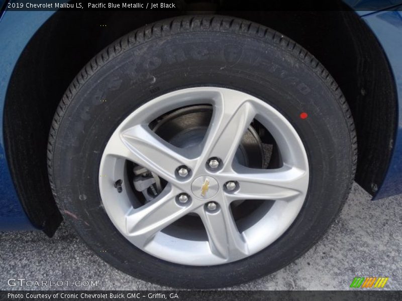 Pacific Blue Metallic / Jet Black 2019 Chevrolet Malibu LS