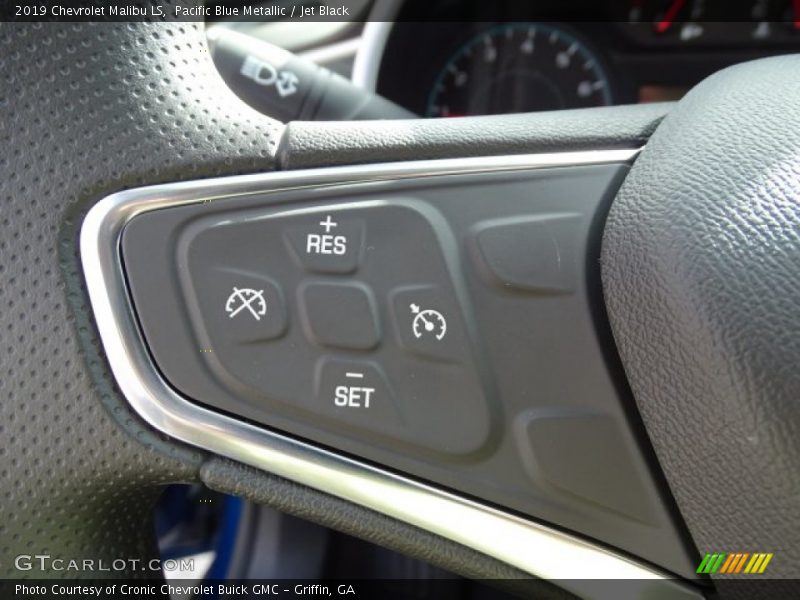 Pacific Blue Metallic / Jet Black 2019 Chevrolet Malibu LS