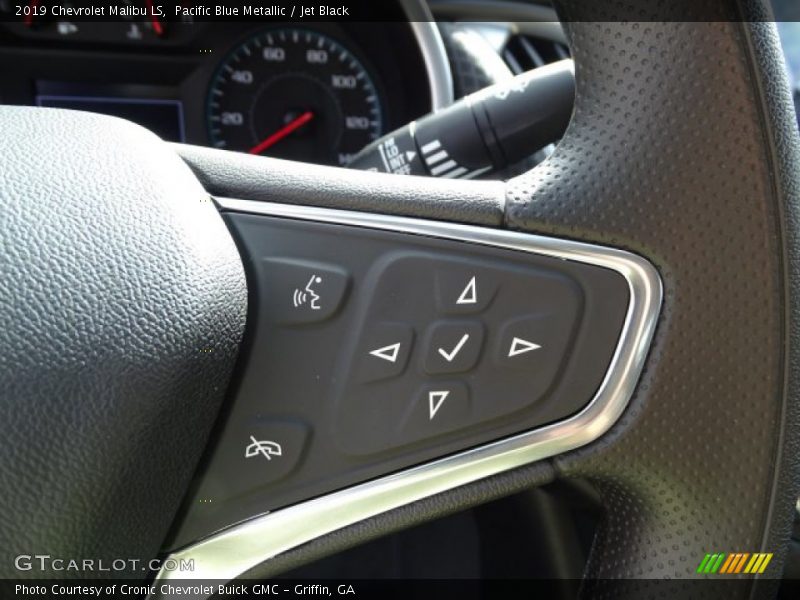 Pacific Blue Metallic / Jet Black 2019 Chevrolet Malibu LS