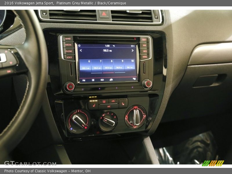 Controls of 2016 Jetta Sport