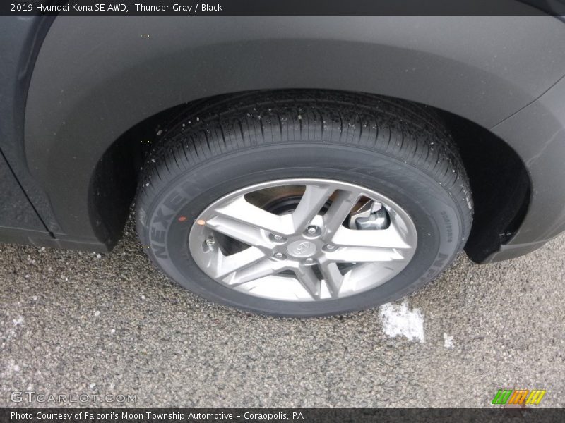 Thunder Gray / Black 2019 Hyundai Kona SE AWD