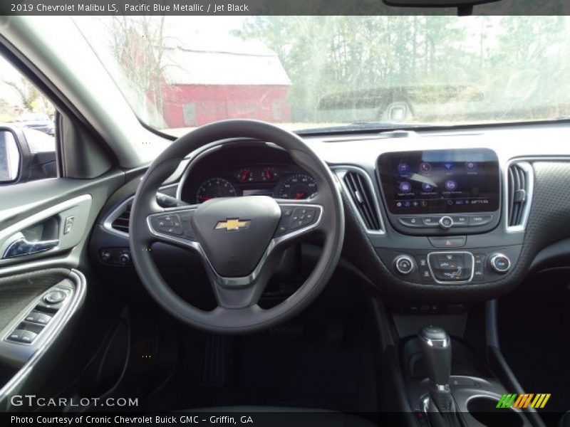 Pacific Blue Metallic / Jet Black 2019 Chevrolet Malibu LS