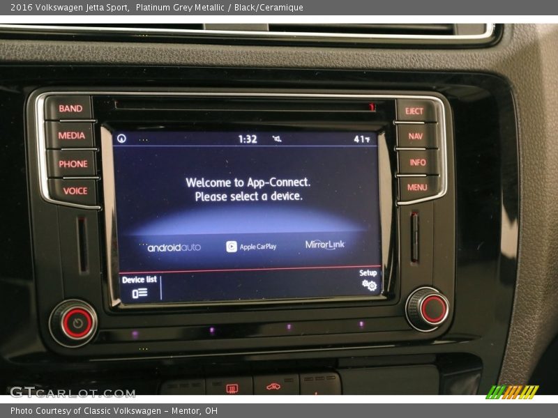 Controls of 2016 Jetta Sport