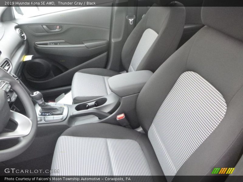 Thunder Gray / Black 2019 Hyundai Kona SE AWD