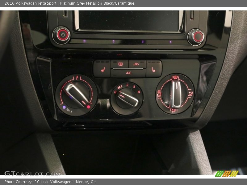 Controls of 2016 Jetta Sport