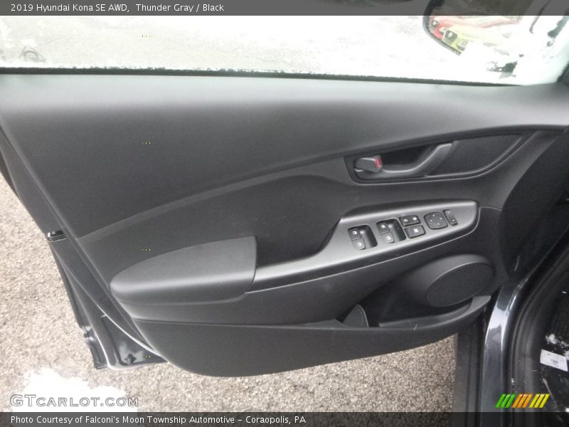 Thunder Gray / Black 2019 Hyundai Kona SE AWD