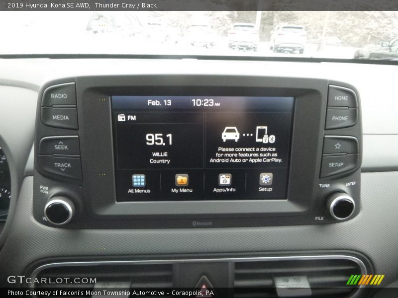 Thunder Gray / Black 2019 Hyundai Kona SE AWD