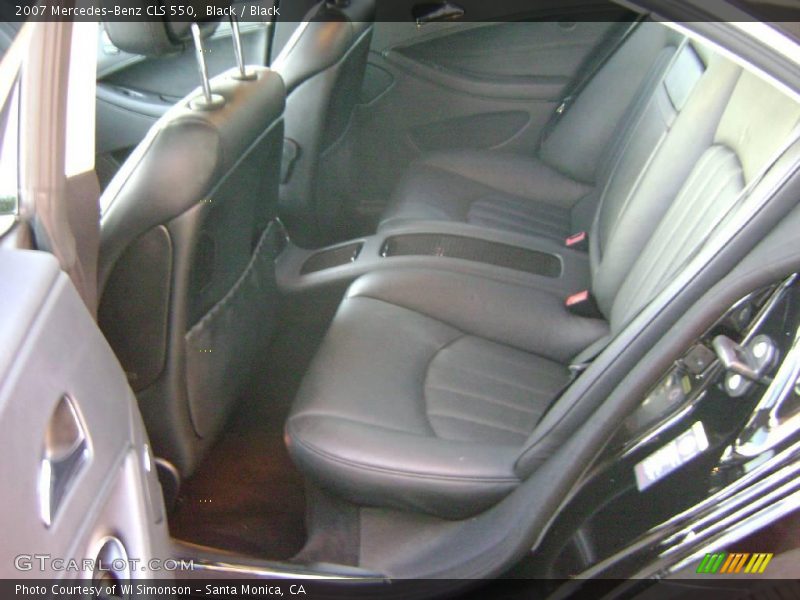 Black / Black 2007 Mercedes-Benz CLS 550