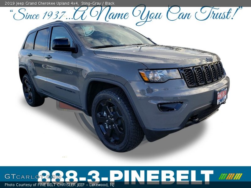 Sting-Gray / Black 2019 Jeep Grand Cherokee Upland 4x4