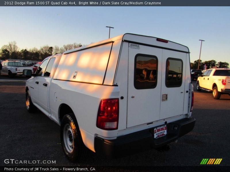 Bright White / Dark Slate Gray/Medium Graystone 2012 Dodge Ram 1500 ST Quad Cab 4x4