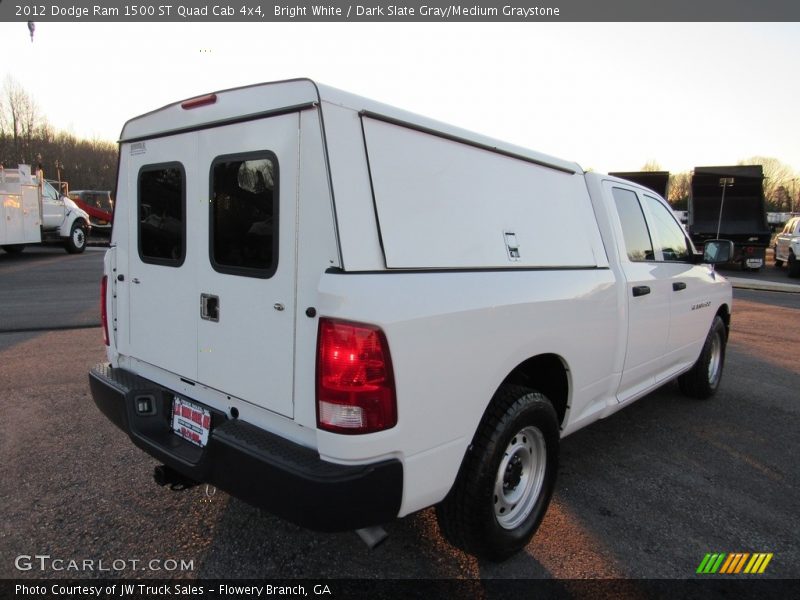 Bright White / Dark Slate Gray/Medium Graystone 2012 Dodge Ram 1500 ST Quad Cab 4x4