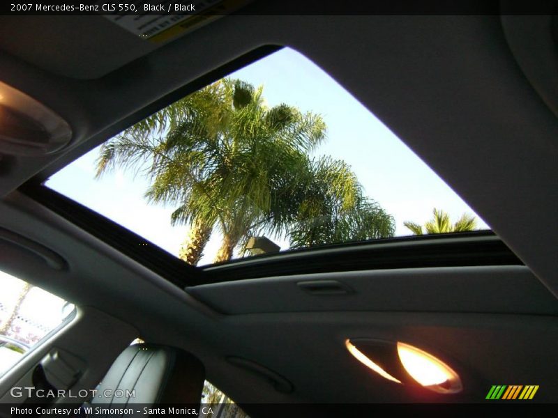 Black / Black 2007 Mercedes-Benz CLS 550