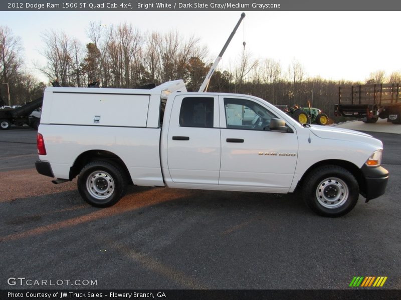 Bright White / Dark Slate Gray/Medium Graystone 2012 Dodge Ram 1500 ST Quad Cab 4x4