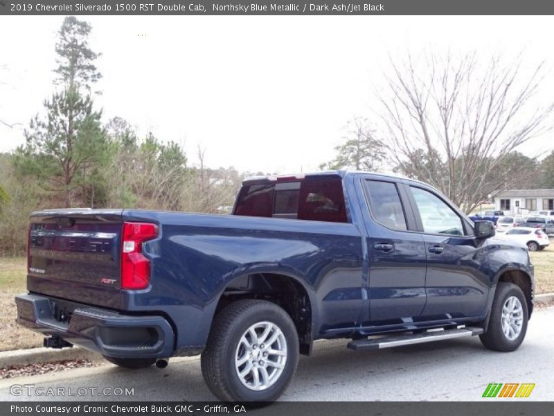 Northsky Blue Metallic / Dark Ash/Jet Black 2019 Chevrolet Silverado 1500 RST Double Cab