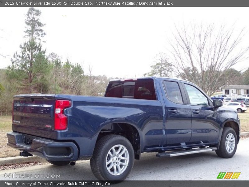 Northsky Blue Metallic / Dark Ash/Jet Black 2019 Chevrolet Silverado 1500 RST Double Cab