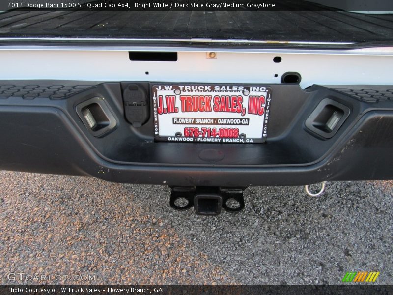 Bright White / Dark Slate Gray/Medium Graystone 2012 Dodge Ram 1500 ST Quad Cab 4x4