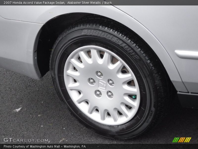 Alabaster Silver Metallic / Black 2007 Honda Accord Value Package Sedan