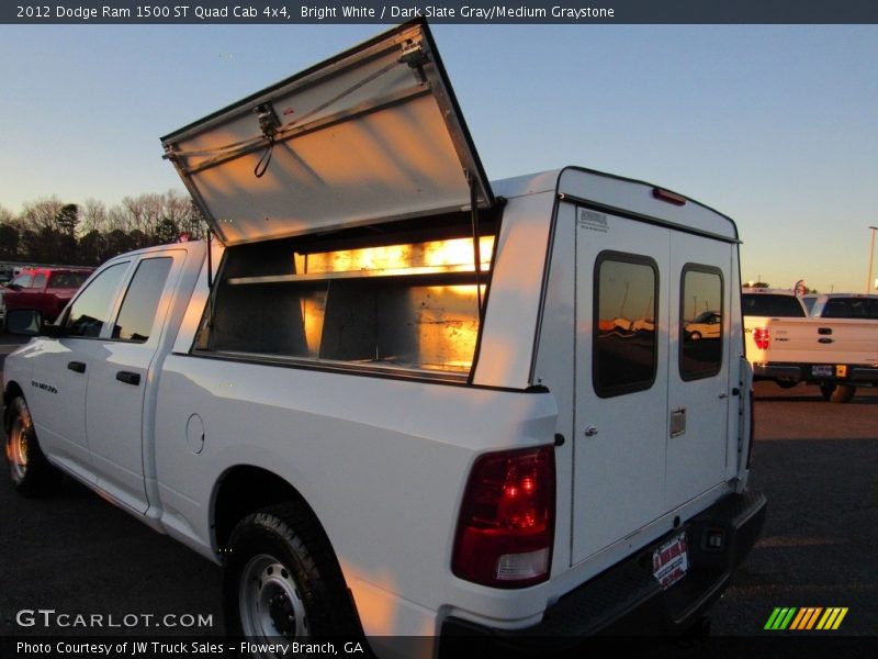 Bright White / Dark Slate Gray/Medium Graystone 2012 Dodge Ram 1500 ST Quad Cab 4x4