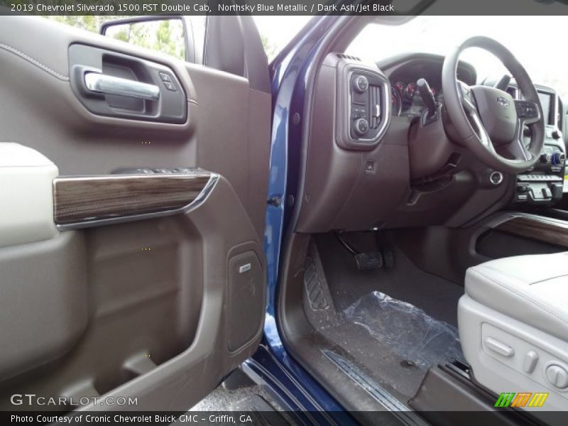 Northsky Blue Metallic / Dark Ash/Jet Black 2019 Chevrolet Silverado 1500 RST Double Cab