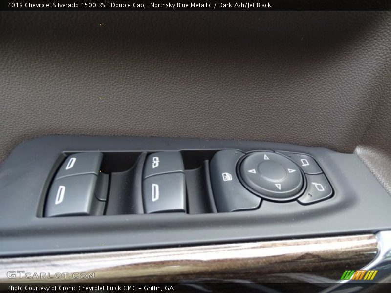 Northsky Blue Metallic / Dark Ash/Jet Black 2019 Chevrolet Silverado 1500 RST Double Cab
