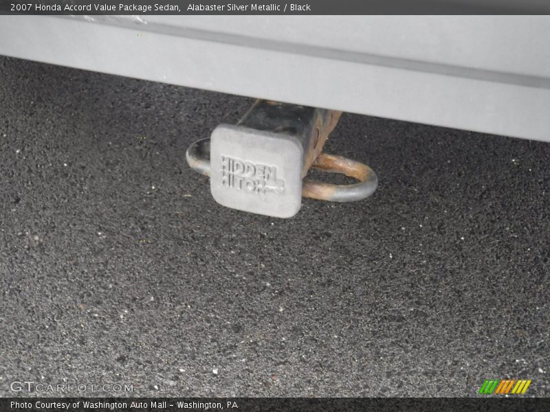 Alabaster Silver Metallic / Black 2007 Honda Accord Value Package Sedan