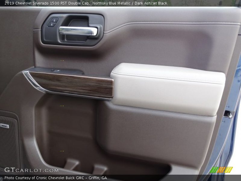 Northsky Blue Metallic / Dark Ash/Jet Black 2019 Chevrolet Silverado 1500 RST Double Cab