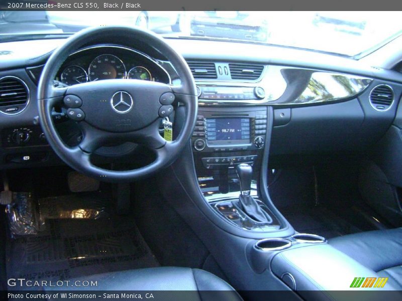 Black / Black 2007 Mercedes-Benz CLS 550