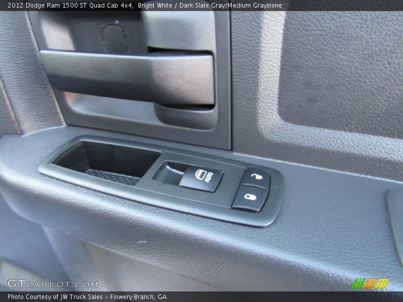 Bright White / Dark Slate Gray/Medium Graystone 2012 Dodge Ram 1500 ST Quad Cab 4x4