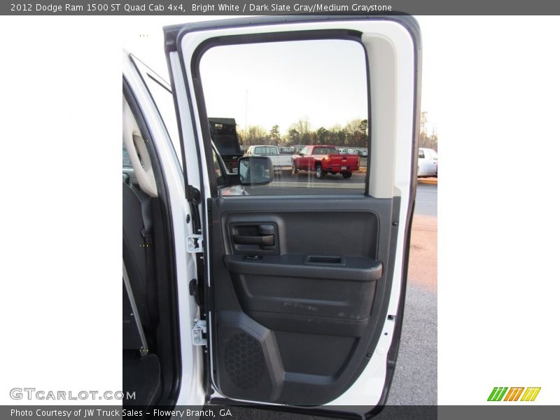Bright White / Dark Slate Gray/Medium Graystone 2012 Dodge Ram 1500 ST Quad Cab 4x4