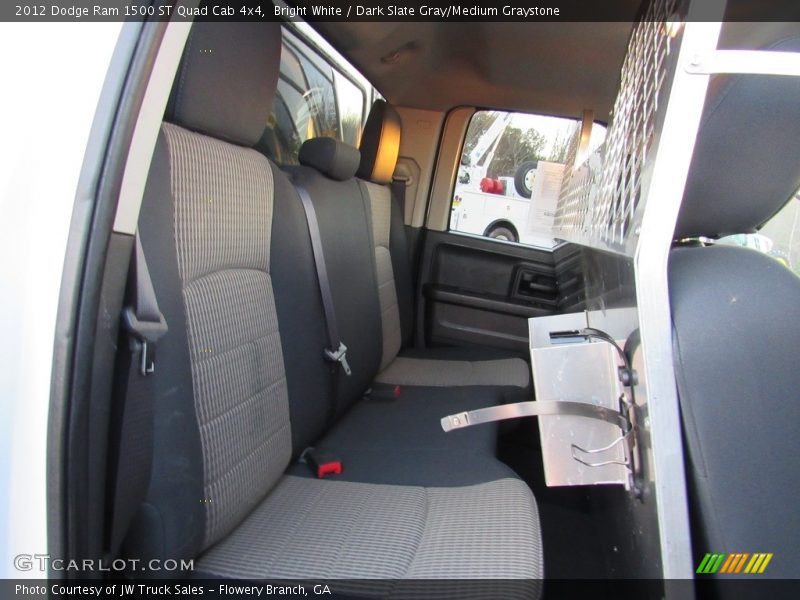 Bright White / Dark Slate Gray/Medium Graystone 2012 Dodge Ram 1500 ST Quad Cab 4x4