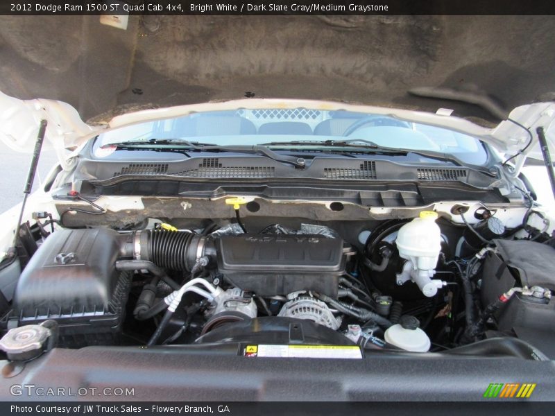 Bright White / Dark Slate Gray/Medium Graystone 2012 Dodge Ram 1500 ST Quad Cab 4x4
