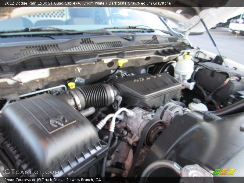 Bright White / Dark Slate Gray/Medium Graystone 2012 Dodge Ram 1500 ST Quad Cab 4x4