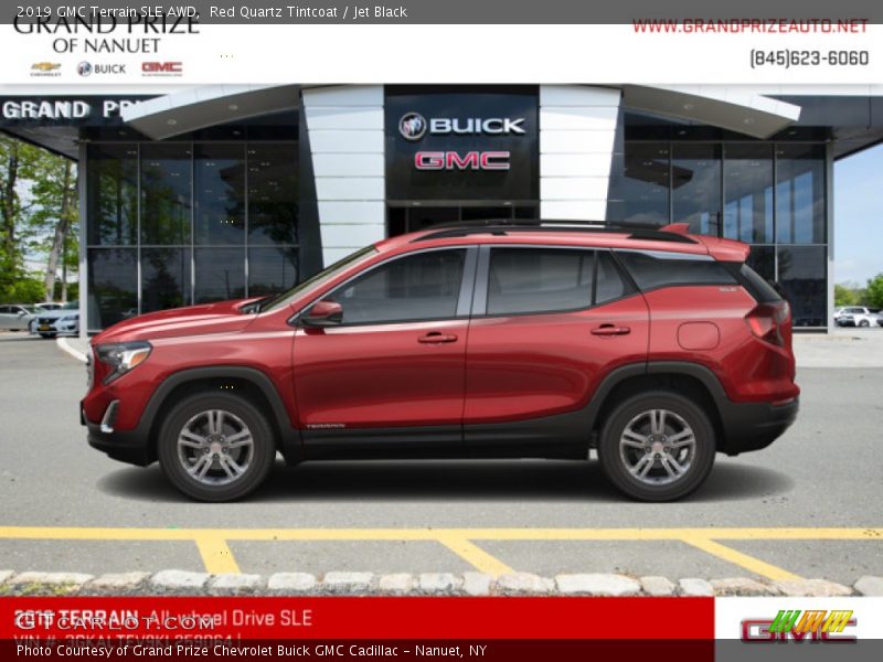 Red Quartz Tintcoat / Jet Black 2019 GMC Terrain SLE AWD
